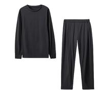 Set Donna in Maglia Calda Tuta Donna, Manica Lunga Girocollo Tinta Unita Donna Due Pezzi Sportive Curvy Completa, Set Pullover + Pantaloni Casual Pigiama Casa Tempo Libero Yoga Sportswear