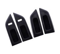 Set Door Lock Button Cover Trim Bezel fit for Toyota Yaris Hatchback 2012-15