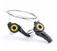 Set doppio cambio per mountain bike con cavo di collegamento, migliora le prestazioni di ciclismo (nero)
