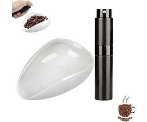 Set Dosatore Caffè, Tazza Dosatrice Caffè, Set Di Tazze Dosatrici Per Caff, Misurino Per Chicchi Di Caffè, Tazza Dosatrice a Forma Di Chicchi Di Caffè, per Sala Da Tè, Sala Da Pranzo, Bianco