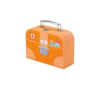 Set Dottore (9 pz) | Trudi by Sevi | Giochi in legno bambini. Kit medico pediatra per giocare. Valigetta pronto soccorso. Regalo bambini Natale | 20x8x15cm | Giochi di imitazione | modello 82963