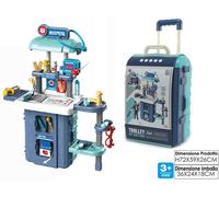 SET DOTTORE B/O LUCE 38PZ 3IN1 IN TROLL. ART.103358