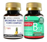 SET DRENANTE CELLULITE E METABOLISMO | BROMELINA 10000 E 5000 GDU/g CENTELLA PILOSELLA TARASSACO BETULLA + VITAMINA B12 MASTICABILE