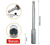 Set driver dadi esazionali professionali 150 mm per riparazione e installazione