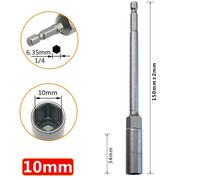 Set driver dadi esazionali professionali 150 mm per riparazione e installazione