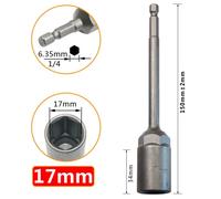 Set driver dadi esazionali professionali 150 mm per riparazione e installazione