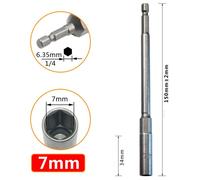 Set driver dadi esazionali professionali 150 mm per riparazione e installazione