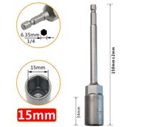 Set driver dadi esazionali professionali 150 mm per riparazione e installazione