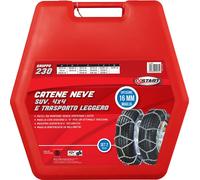 Set due pezzi catene da neve 16MM gruppo 230 per SUV 4x4 e trasporto leggero STA