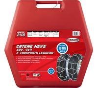 Set due pezzi catene da neve 16MM gruppo 240 per SUV 4x4 e trasporto leggero STA