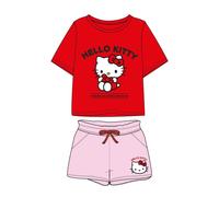 Set Due Pezzi French Terry Hello Kitty ROSSO - 8 Anni | FEMMINA CERDà