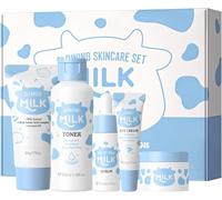Set e kit per la cura della pelle del latte, regali per ragazze adolescenti, 5 pezzi