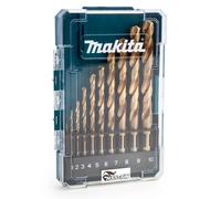 Set Economico Di Punte Per Trapano HSS TIN Makita D-72849 (10 Pezzi)