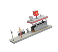 Set Edifici Per Stazione Della Metropolitana In 1/64 Giocattolo Puzzle Educativo Per Modellino Treno Paesaggio In Miniatura Accessori Appassionati Hobbisti Stazione Ferroviaria Fai