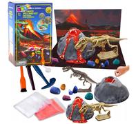 Set educativo esplosioni vulcaniche e dinosauri