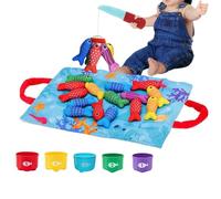 Set educativo per bambini, gioco educativo dieci in con bicchieri impilabili colorati - set di giocattoli in tessuto per bambini | per conteggio dei numeri, classificazione dei colori e ragazze 1 hast