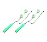 Set efficiente di trapianto di patate dolci ad alta resistenza Costruzione in metallo Base con ruote portatile Inserimento rapido del suolo Set di piantagione di patate