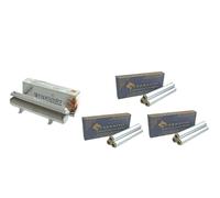 Set efficiente Wrapmaster Dispenser wm1000 e 3 Pack. Foglio di alluminio 1000