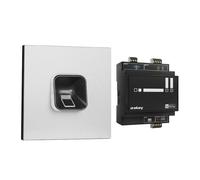 Set ekey sLine FP in nero per Gira 106 in alluminio