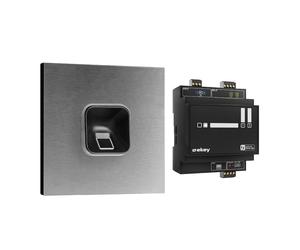 Set ekey sLine FP in nero per Gira 106 V2A