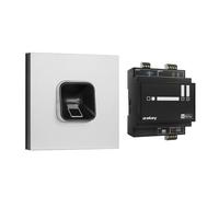 Set ekey sLine FP in nero per Siedle Vario argento metallizzato