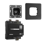 EKEY 203704 per il Montaggio a Incasso, 0.4 W, 12 V, Lettore d’Impronta Digitale Nero