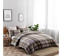 Set Elegante Copripiumino in Cotone Sacco Piumone + Federa/Federe, più Colori