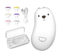 Set elettrico 6 in 1 per la cura delle unghie del bambino con testa morbida e velocità regolabili, set di tagliaunghie elettrico per un taglio sicuro ed ergonomico per la cura delle unghie del bambino