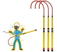 Set elettrico isolato del bastone del gancio di salvataggio, strumento di sicurezza ad alta tensione extra lungo per la sottostazione e l'uso di emergenza della fabbrica