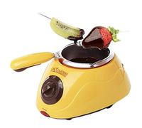 Set elettrico per fonduta di cioccolato, 250 ml, con doppio controllo della temperatura e accessori fai da te, macchina per sciogliere il riscaldamento PTC da 25 W per cioccolato, burro, formaggio e