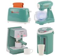 Set Elettrodomestici Cucina Bambini Con Rumori Colazione Tostapane Caffettiera Giocattoli Sbattitore Educativo Caffè Espresso Mini Gioco Accessori Playtive Panettiera Gelateria Finto Cibo 3+ Anni
