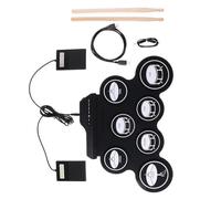 Set elettronico pieghevole in ABS impermeabile, alimentato tramite USB, per interni ed esterni, include selezione del suono per principianti