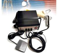 Set elettrostatico per verniciatura a polvere con 2 tazze di polvere per progetti fai da te e uso professionale