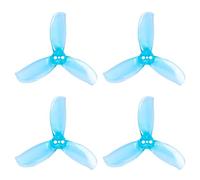Set eliche leggere da 4 per 04 eliche per unità aeree Diametro 63, 5 mm Passo 2, 4 pollici Sistemi trasmissione trasparenti per droni da corsa FPV