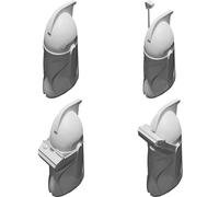 Set Elmetti Fase 1 per Star Wars Black Series Clone Trooper Scala 1/12 Kit
