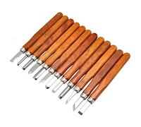 Set Eloption di 12 strumenti da intaglio in acciaio SK2 per sculture fai da te, cera, intagliatura, ceramica e legno. Per principianti, con scatola di imballaggio di plastica riutilizzabile