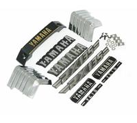 Set Emblema 3D Cromato Per Yamaha RX135 - Kit Monogramma