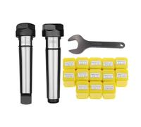 Set ER20 Mandrino a pinza Morsetti a molla Mandrino Morse Supporto MTB2 MTB3 MTB4 ER20 MTA2 MTA3 MTA4 Portautensili Completo + Chiave Fresatura CNC(16PCS,MTB2-ER20)
