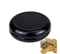 Set erogatori di Monete - gettoniera in Alluminio | Set Portamonete Portamonete e Dispenser per Monete in Alluminio, Pratica Scatola portaoggetti per Portafogli in Alluminio