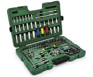 Set esagonale metrico 1/4'', 3/8'' e 1/2'' 180 pz