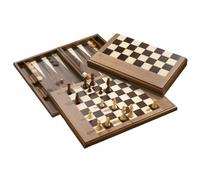 Set Esclusivo Di Scacchi E Backgammon Con Chiusura Magnetica