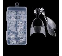 Set estensioni finte riutilizzabili per manicure semiadesive con stampa breve sulle unghie, confezione da 120/240, punte Art no