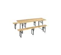 Magazzini Cosma S.P.A. Set Birreria pieghevole Cosma, 220x70 cm, con panca a 3 gambe Set Birreria pieghevole Cosma, 220x70 cm, con panca a 3 gambe