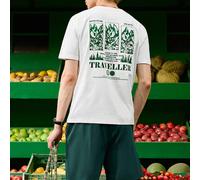 Set estivo da uomo composto da maglietta casual con grafica slogan di montagna e pantaloncini in tessuto tinto in filo tinta unita, adatto agli amici L,M,S,XL,XS,XXL,XXS,XXXL,XXXXLAnimale,Lettere,Colo