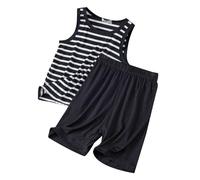Set Estivo Ragazzi Body Estiva Neonato Outfit Abbigliamento Completo Bambino Estate con Tenere e Simpatiche Fantasie Pantaloncini Tuta 1-8 Anni Conforto garantito Tutto Il Giorno