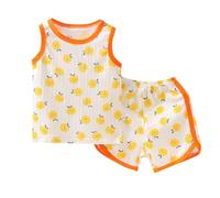 Set Estivo Ragazzi,Coordinato Tuta Neonata Pagliaccetto Maniche Corte con Bottoni Completivi da Bambino Estivi Top Cotone Elasticizzato Tutina Neonato Casual per attività all'aperto