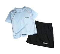 Set Estivo Ragazzi,Neonato Maschio Camicia Manica Corta di Abiti per Neonati T-Shirt e Pantaloncini con Tenere Simpatiche Fantasie Tutina Neonato Casual Conforto garantito Tutto Il Giorno
