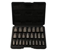 Set estrattore vite premium 25 pz con punta esagonale chiave rimozione bulloni