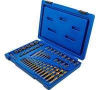 Set estrattore viti 49 pezzi trapano sinistro 2-18 mm estrattore dadi perno v...