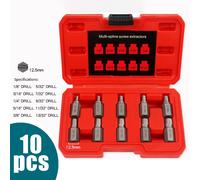 Set Estrattore Viti Professionale per Viti Strippate e Danneggiate (10pz)
